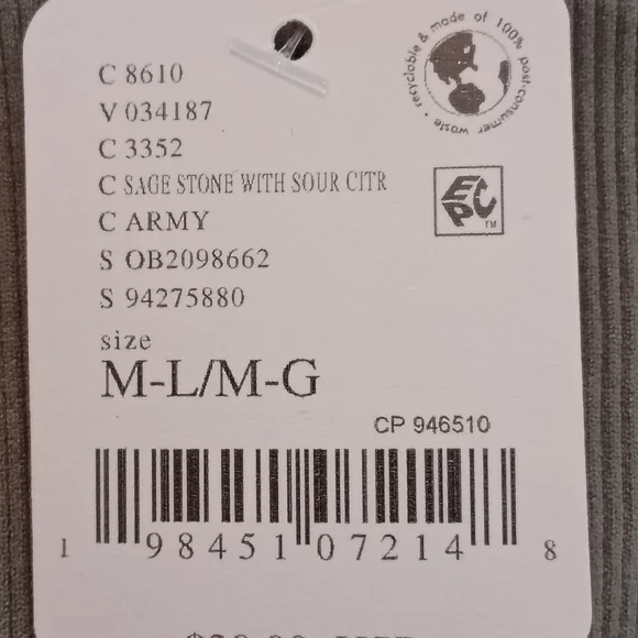 Free People FP Movement All Clear Cami Colorblock Top in Sage Yellow Sz M/L NWT - Picture 6 of 10